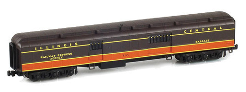American Z Line ~ Z Scale ~ Baggage Car ~ Illinois Central IC #795 ~ 71620-1