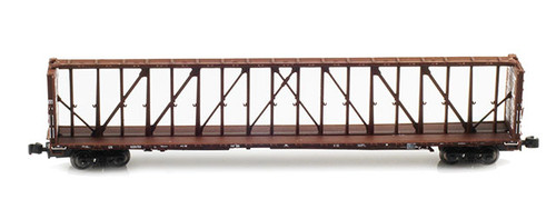 American Z Line ~ Z Scale ~ Centerbeam Flat Car ~ Canadian National CN ~ 91358-1