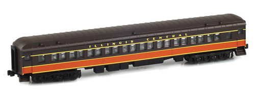 American Z Line ~ Z Scale ~ Paired Window Coach ~ Illinois Central IC ~ 71720-0