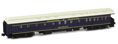 American Z Line ~ Z Scale ~ Observation John Marshall ~ Louisville & Nashville L&N ~ 71809-1