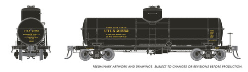 Rapido ~ HO Scale ~ Union X-3 8,000 Gal Tank Car ~ Union Tank Car UTLX #21552 ~ 1927 Scheme ~ 159103-21552