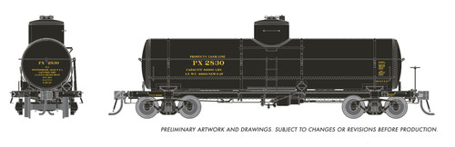 Rapido ~ HO Scale ~ Union X-3 8,000 Gal Tank Car ~ Products Tank Line PX #2760 ~ 159106-2760