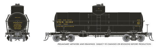 Rapido ~ HO Scale ~ Union X-3 10,000 Gal Tank Car ~ Union Tank Car UTLX #61807 ~ Late 1930s Scheme ~ 159201-61807