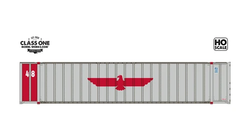 Class One Model Works ~ HO Scale ~ Monon 48' Exterior Post Container ~ American President Lines APLU #488626 ~ CT00307