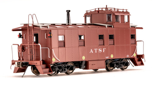Class One Model Works ~ HO Scale ~ Peaked Roof Caboose ~ 2200 Class Radio ~ Santa Fe ATSF Un-Numbered ~ CB00202