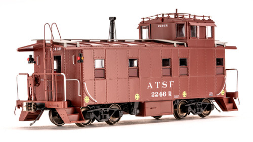 Class One Model Works ~ HO Scale ~ Peaked Roof Caboose ~ 2200 Class Radio ~ Santa Fe ATSF #2246R ~ CB00201