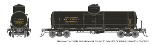 Rapido ~ HO Scale ~ Union X-3 8,000 Gal Tank Car ~ Union Tank Car UTLX ~ 1927 Scheme ~ 6-Pack #1 ~ 159102