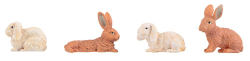 Pola G ~ G Scale ~ 4 Domestic Rabbits ~ 331551