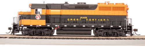 Broadway Limited ~ HO Scale ~ EMD GP35 Low Nose ~ DCC Sound ~ Great Northern #3035 (Simplified EB Scheme, Pullman green, Omaha Orange) ~ 8895