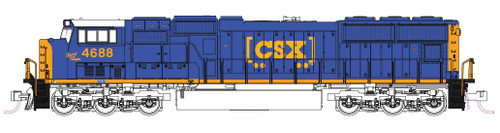 Kato ~ N Scale ~ EMD SD70M ~ CSX #4688 ~ Flat Radiator ~ DC Version ~ 176-7617