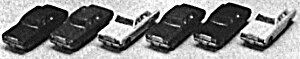 Kato ~ N Scale ~ Toyota Sedans Automobile Set (Set of 6) ~ 23500