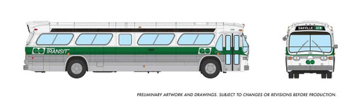 Rapido ~ HO Scale ~ Lighted ~ New Look Bus ~ GO Transit #1008 ~ 753107