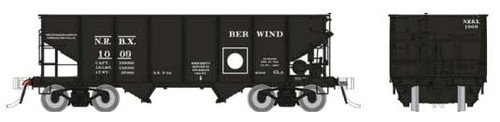 Rapido ~ HO Scale ~ PRR GLa 2-Bay Hopper ~ Berwind White Coal Co. NRBX ~ Single ~ 148014A