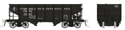 Rapido ~ HO Scale ~ PRR GLa 2-Bay Hopper ~ Cumberland & Pennsylvania C&P #9007, 9023, 9084 ~ 3-Pack ~ 148015