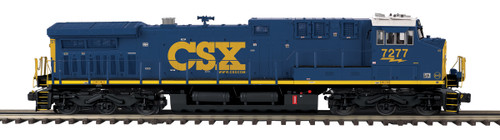 MTH ~ O Scale ~ Premier ~ GE AC44C6M ~ DCC Sound ~ Proto-Sound 3.0 ~ CSX #7277 ~ Hi-Rail Wheels ~ 20-22141-1