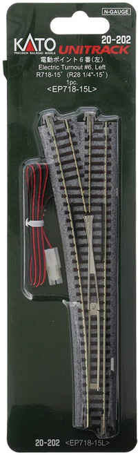 Kato ~ N Scale ~ UniTrack #6 Right Hand Electric Turnout Switch