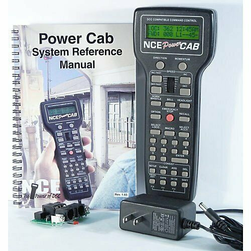 NCE ~ Power Cab ~ Complete DCC Starter System With Power Supply & Panel ~ NCE5240025