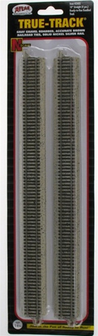 Atlas ~ N Scale ~ Code 65 ~ True-Track ~ 10" Straight (4 pcs) ~ 2403