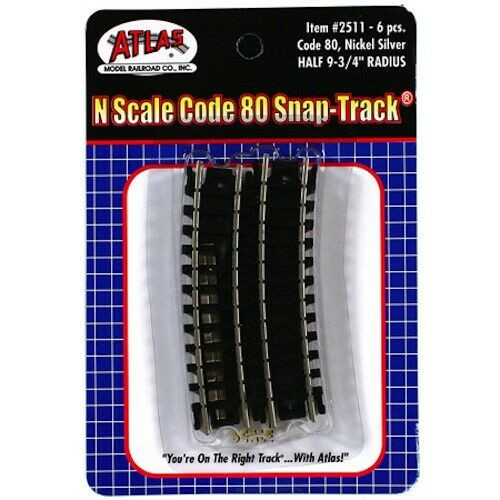 Atlas ~ N Scale ~ Code 80 ~ 9.75