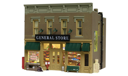 Woodland Scenics ~ HO Scale ~ Built and Ready ~ Lubener's General Store ~ BR5021