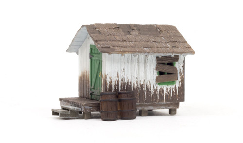 Woodland Scenics ~ HO Scale ~ Built and Ready Wood Shack ~ BR5058