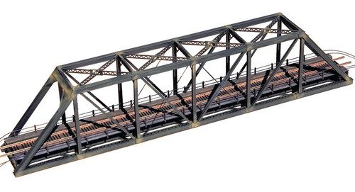 Central Valley Model Works ~ N Scale ~ 150' Pratt Truss Bridge Kit W/Walkways ~ 1820