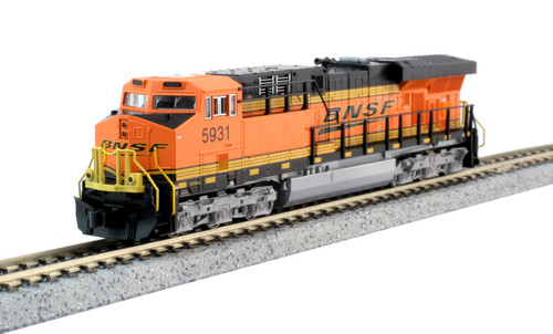 Kato ~ N Scale ~ Burlington Northern Santa Fe ~ BNSF ~ ES44AC #5931 ~ 176-8931