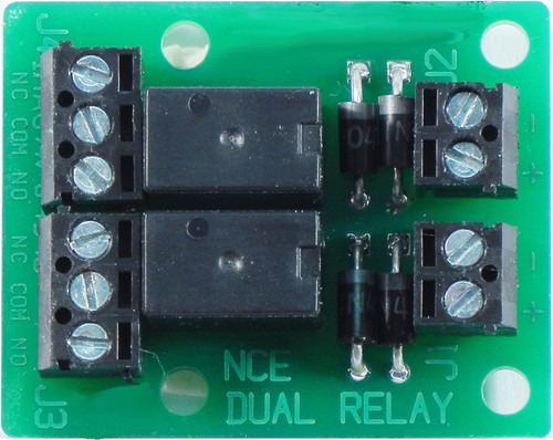 NCE ~ Dual Relay Board For Isolated Output Of Switch8 Or Switch-It ~ 5240236