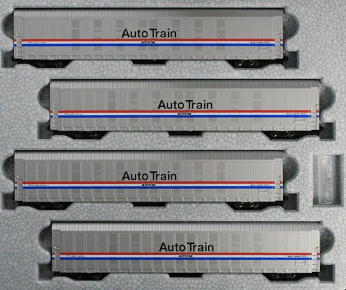 Kato ~ N Scale ~ Amtrak ~ Autorack Auto Train Phase III ~ 4 Car Set #1 ~ 106-5507