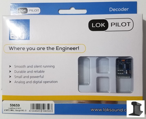 ESU ~ LokPilot V5.0 DCC MKL ~ 21 Pin MTC NEM660 ~ 59659