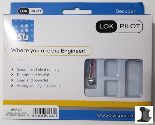 ESU ~ LokPilot V5.0 Micro Decoder DCC ~ 6 Pin ~ 59826