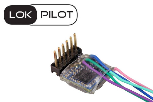 ESU ~ LokPilot V5.0 Micro Decoder DCC/MM/SX/M4 ~ 6 Pin 90 Degrees ~ 59837