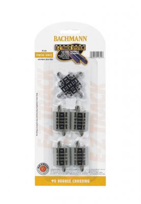 Bachmann ~ N Scale ~ EZ-Track 90 Degree Crossing Tracks ~ 44841