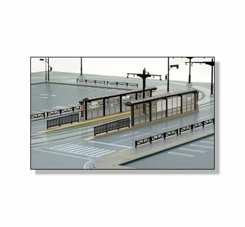 Kato ~ N Scale ~ Unitram Tram Stop Kit ~ 1 Piece ~ 43-730