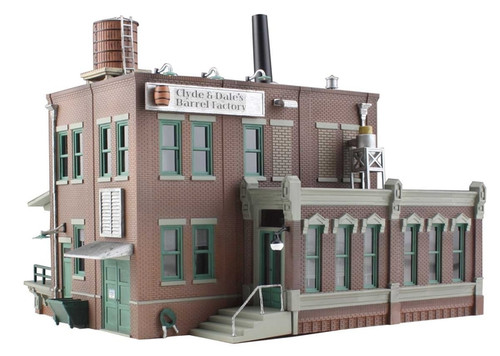 Woodland Scenics ~ N Scale ~ Built & Ready ~ Clyde & Dale's Barrel Factory ~ BR4924