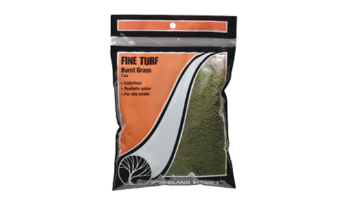 Woodland Scenics ~ Fine Turf Bag, Burnt Grass ~ T44