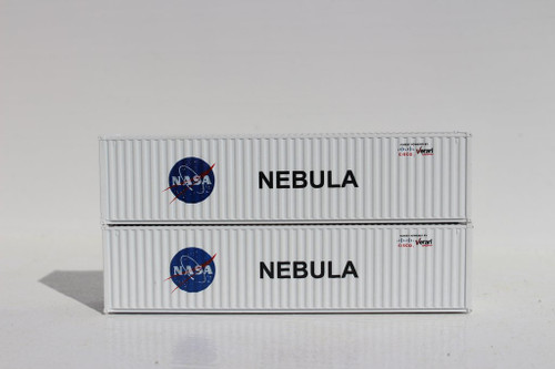 Jacksonville Terminal Company ~ NASA NEBULA ~ 40' HIGH CUBE Containers ~ 405042