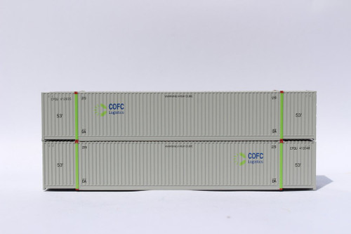 Jacksonville Terminal JTC ~ N Scale ~ 53' High Cube 8-55-8 Containers COFC Logistics (2) ~ 537007