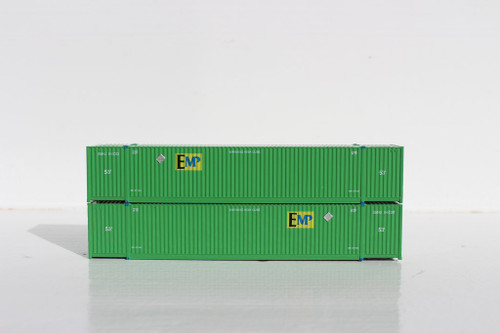 Jacksonville Terminal JTC ~ N Scale ~ EMP - UP 53' HIGH CUBE 8-55-8 Corrugated Containers ~ 537053 Jacksonville Terminal JTC ~ N Scale ~ EMP - UP 53' HIGH CUBE 8-55-8 Corrugated Containers ~ 537053
