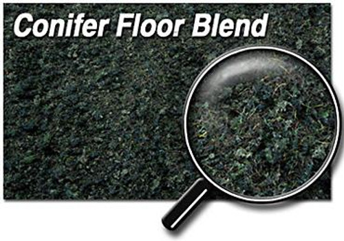 Scenic Express ~ Flock & Turf Blended Tones ~ Conifer Floor Blend ~ 32 Oz ~ 883B