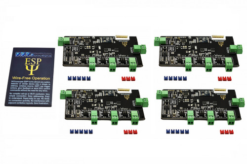 DCCconcepts ~ ESP Wireless Operation ~ 4x 3 Output DCC Transmitter ~ 4 Pieces ~ DCC-ESPS.12