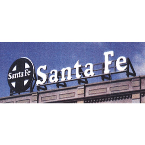 Blair Line ~ Z, N, HO Scale ~ Santa Fe Laser-Cut Wood Billboard (3) ~ 1511