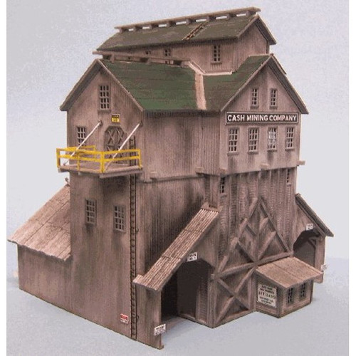 Blair Line ~ HO Scale ~ Cash Mine Works Laser-Cut Building Kit w/Loading Bays ~ 186