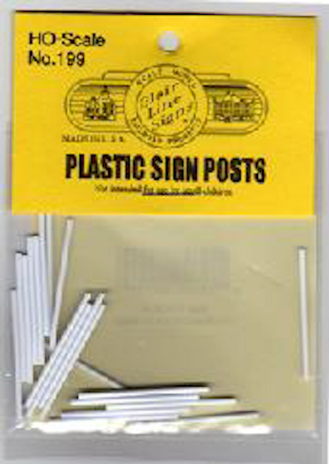 Blair Line ~ Plastic Posts (20) ~ HO Scale ~ 199