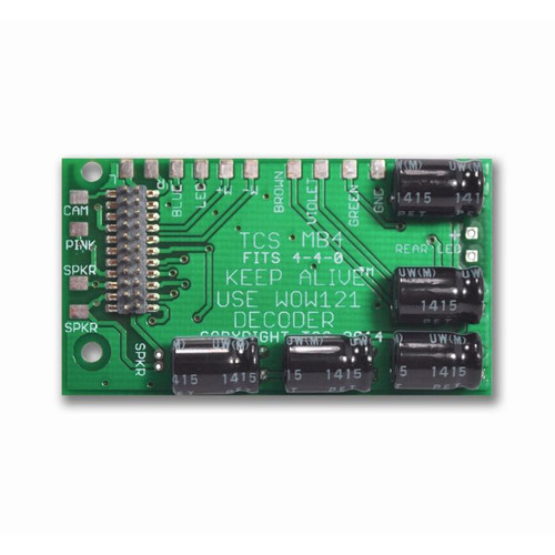TCS ~ B-MB4 ~ 21 Pin Motherboard ~ Bachmann Richmond 4-4-0 ~ With Keep Alive Onboard ~ 1557 TCS ~ B-MB4 ~ 21 Pin Motherboard ~ Bachmann Richmond 4-4-0 ~ With Keep Alive Onboard ~ 1557