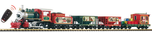 PIKO ~ G Scale ~ Christmas Freight R/C Starter Set w/Analog Sound & Smoke ~ 38123