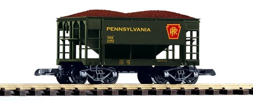 PIKO ~ G Scale ~ Pennsylvania PRR ~ Ore Car w/Ore Load ~ 38911