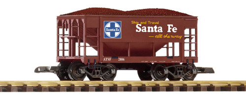 PIKO ~ G Scale ~ Santa Fe ATSF ~ Ore Car w/Ore Load #2806 ~ 38913