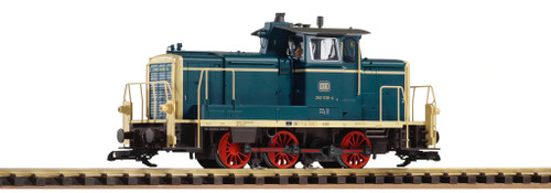 PIKO ~ G Scale ~ DB (Deutsche Bahn) III BR260 Diesel Switcher, Blue/Beige ~ 37526