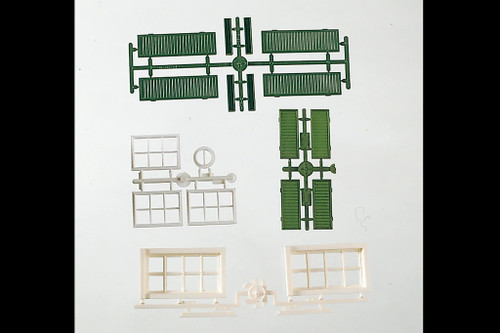 PIKO ~ G-Scale ~ Components: Windows & Shutters ~ 62805